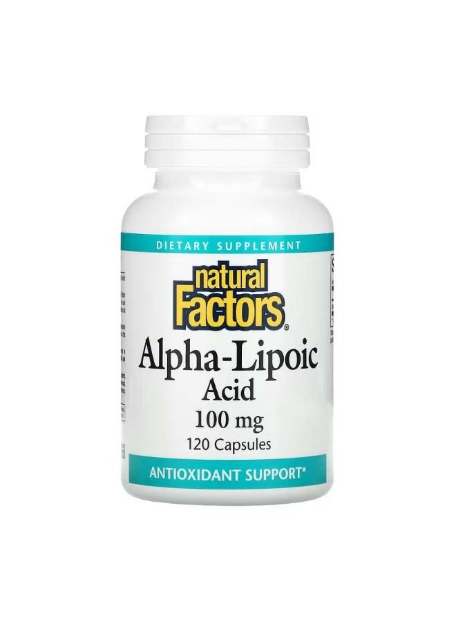 Alpha Lipoic Acid 100 mg 120 Capsules