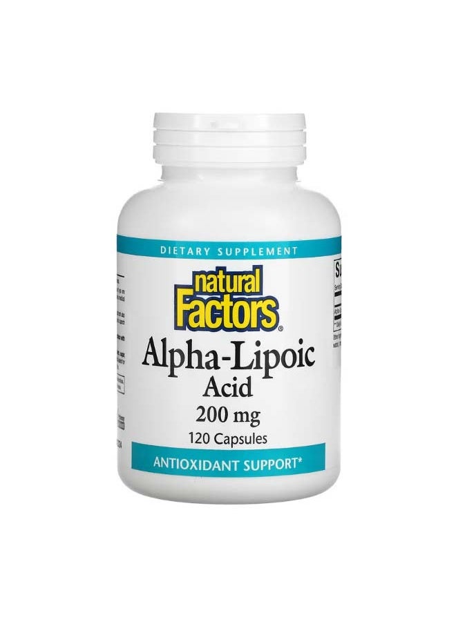 Alpha Lipoic Acid 200 mg 120 Capsules