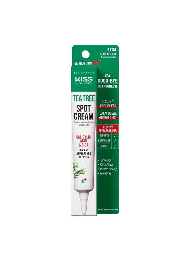 Tea Tree Spot Cream Korean Skincare Lightweight Face Spot Cream For Blemishes