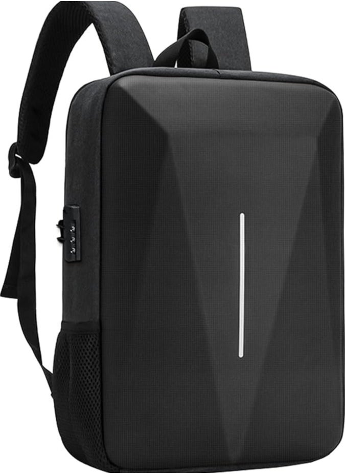 Business Laptop Backpack Travel Armored School Bag for Men for Resistant College Computer Backpack Anti-Theft Password Lock Waterproof with USB Charging Port for boy Fits 15.6 Inch Notebook