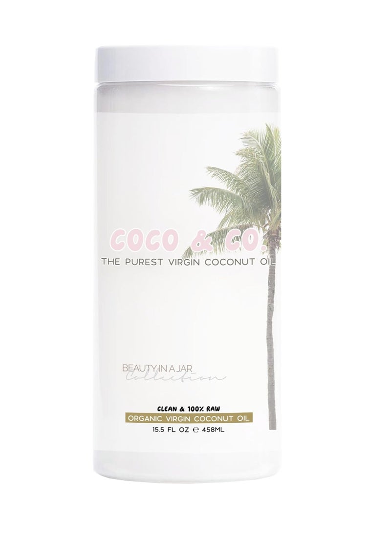 Coconut Oil for Hair & Skin By COCO & CO. Beauty Grade 100% RAW (460ml)