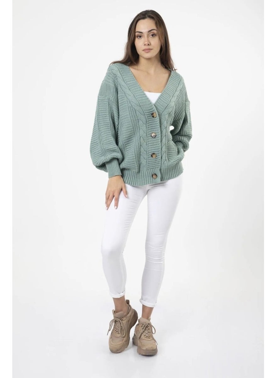 Women's Clothing Buttoned Cardigan