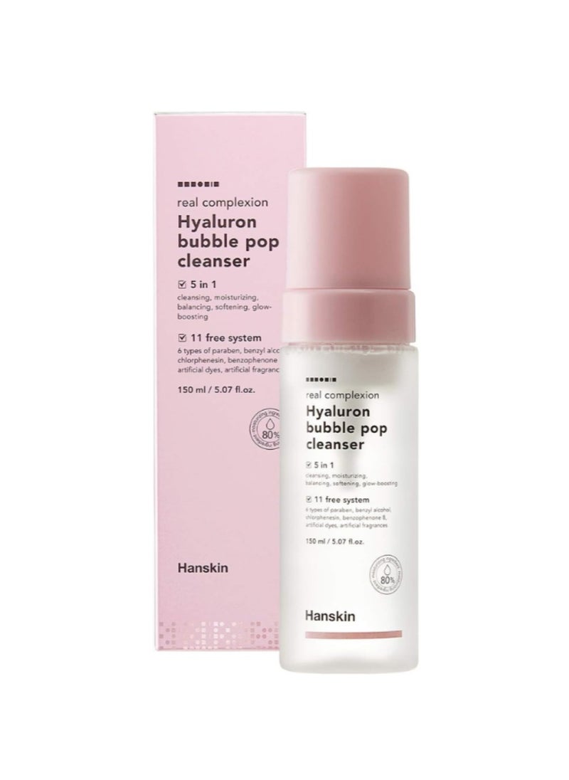 Hanskin Hyaluron Bubble Pop Cleanser 150ml