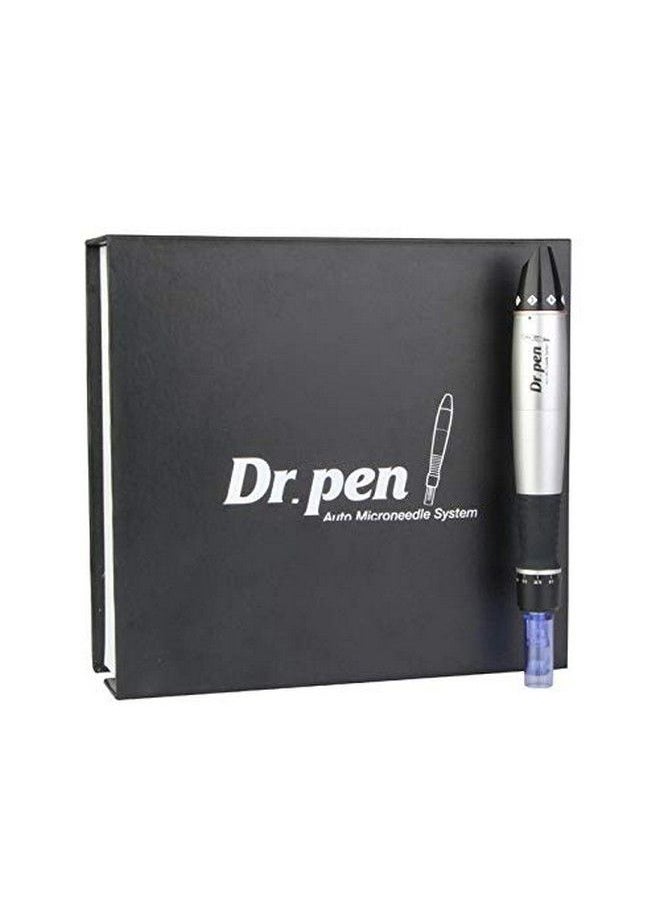 Electric Auto Micro Needle Stainless Steel Stamp Derma Pen With 2 Pieces 12 Pin Needles Cartridges