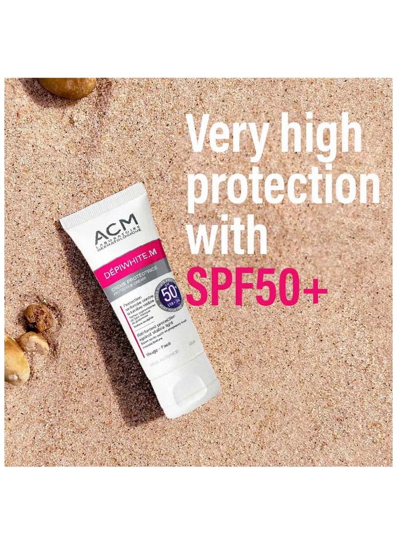 ACM Depiwhite M SPF50+ Face Sunscreen Cream With UVA + UVB + Blue light Protection 40ml