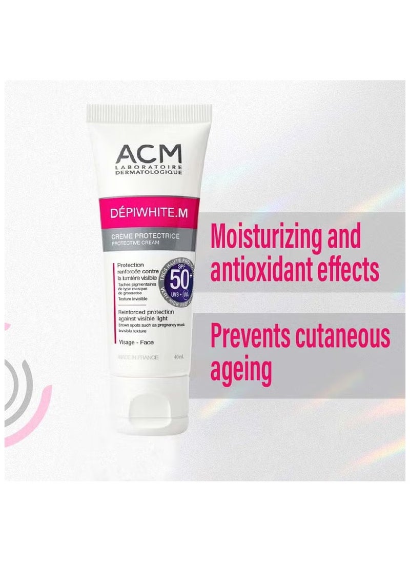 ACM Depiwhite M SPF50+ Face Sunscreen Cream With UVA + UVB + Blue light Protection 40ml