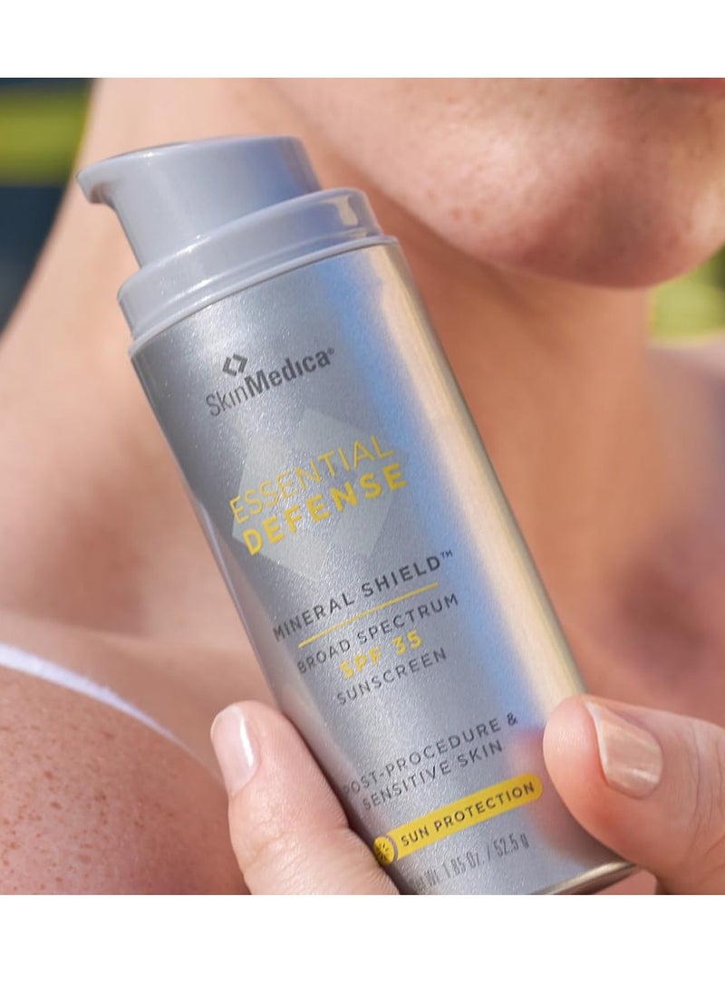 SkinMedica Essential Defense Mineral Shield SPF Sunscreen for Face. This Lightweight, Facial Sunscreen is Ideal for Oily and/or Combination Skin, 1.85 Oz