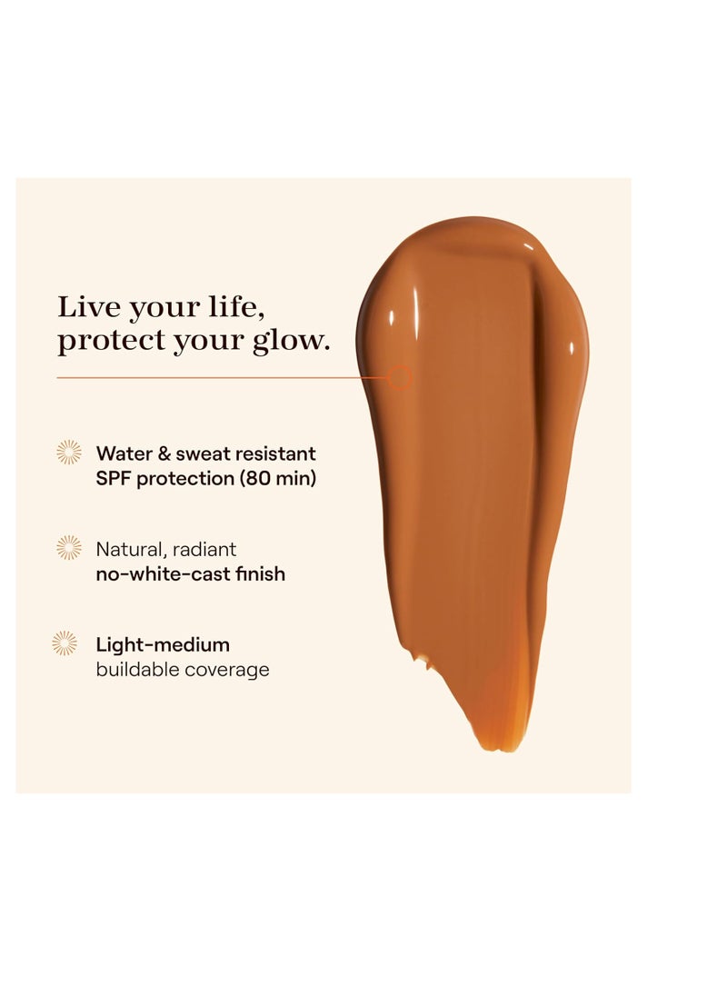 Live Tinted Hueguard Skin Tint SPF 50 - Tinted Mineral Sunscreen with Light-Medium Buildable Coverage With a Hydrating and Radiant Finish - Water and Sweat Resistant, 1.35 fl oz - Shade 05