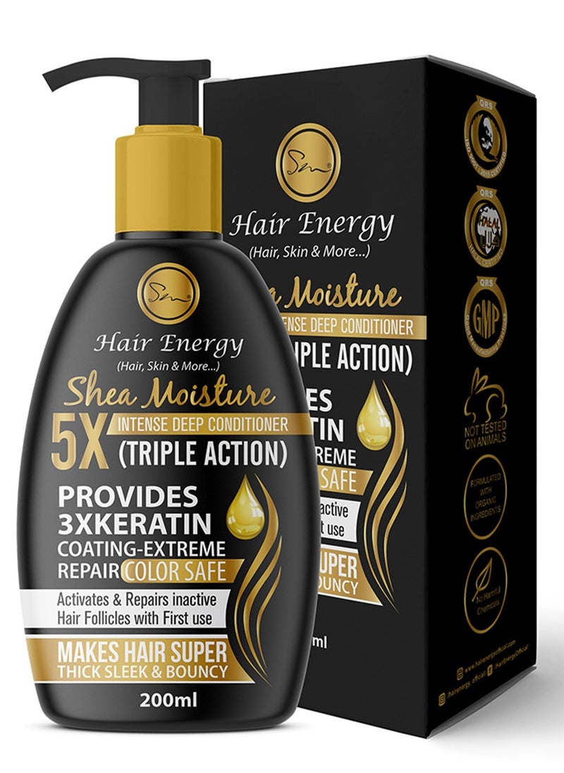 Hair Energy Triple Action Deep Conditioner - Shea Moisture 5X Intense