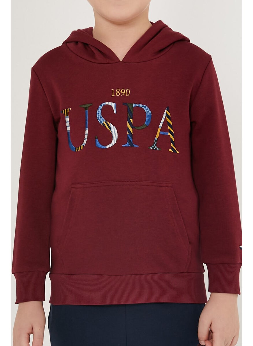 BASE. Polo Assn. Beauty Girl Claret Red Boy Tracksuit Set