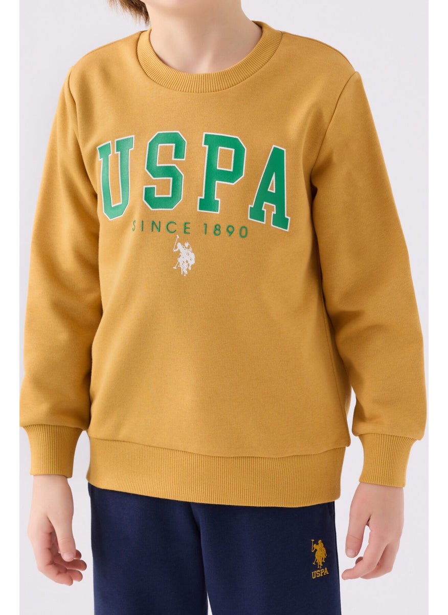 Boys Tracksuit Us1915 Mustard