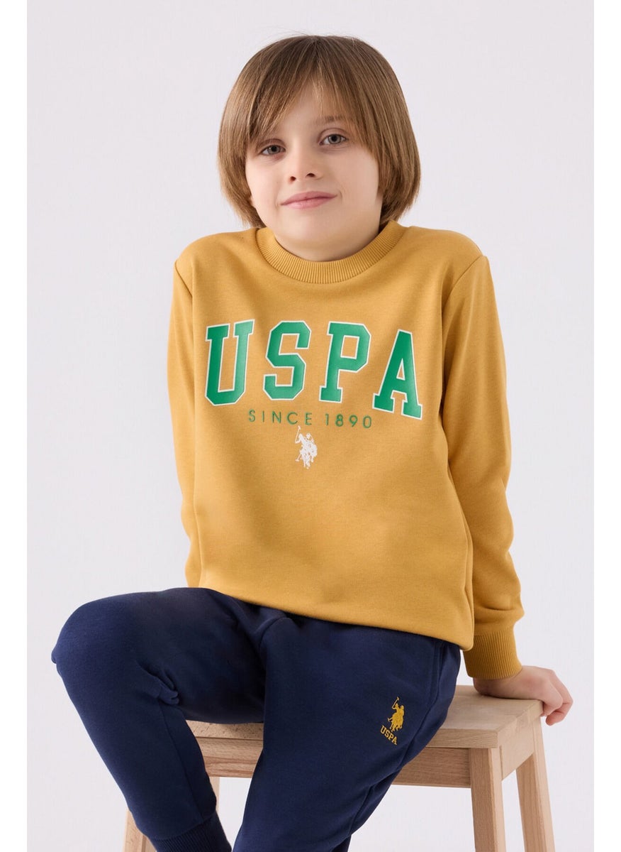 Boys Tracksuit Us1915 Mustard