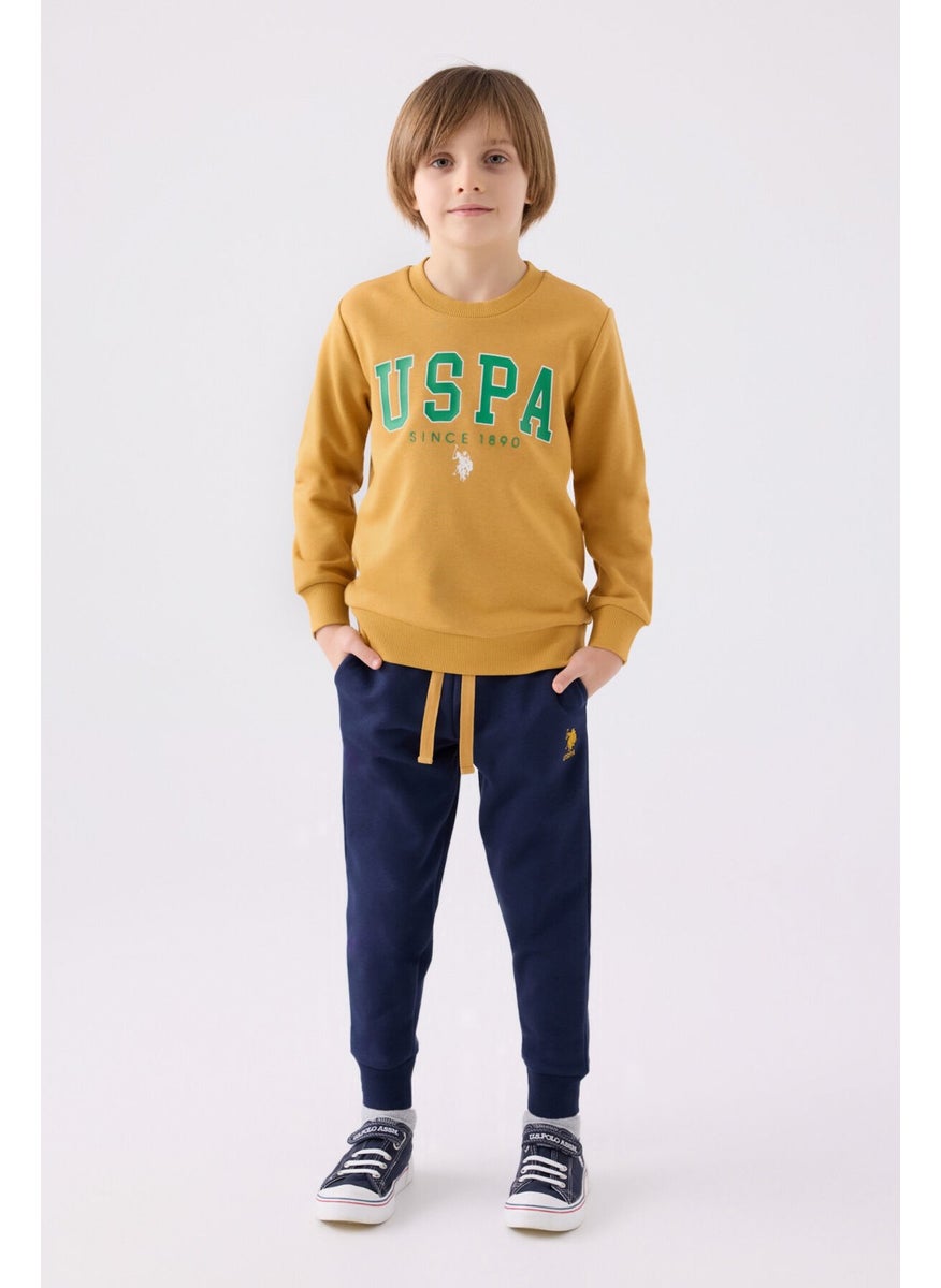 Boys Tracksuit Us1915 Mustard