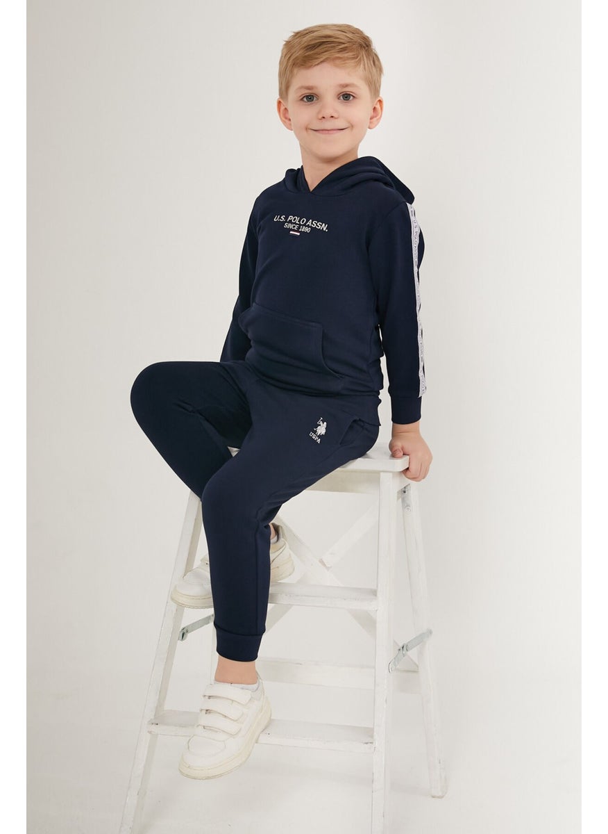 Boys Navy Blue Tracksuit