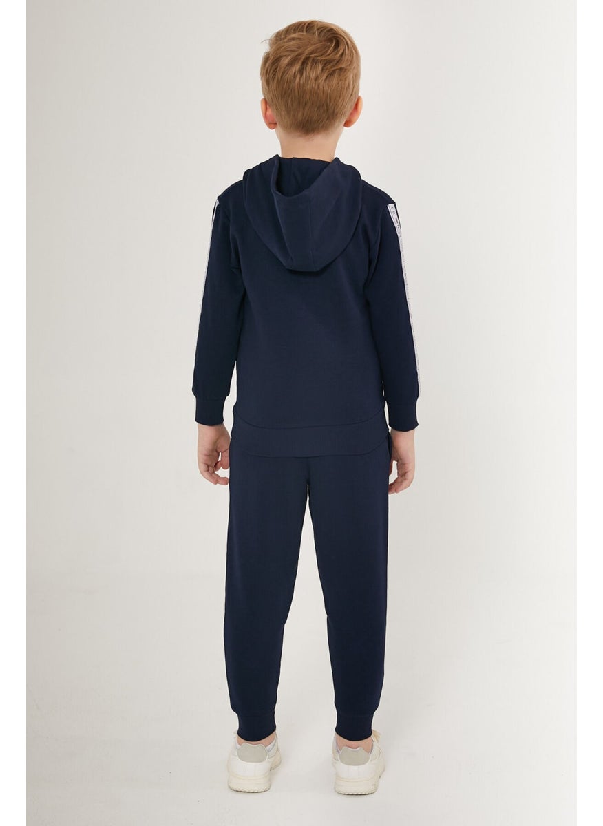 Boys Navy Blue Tracksuit