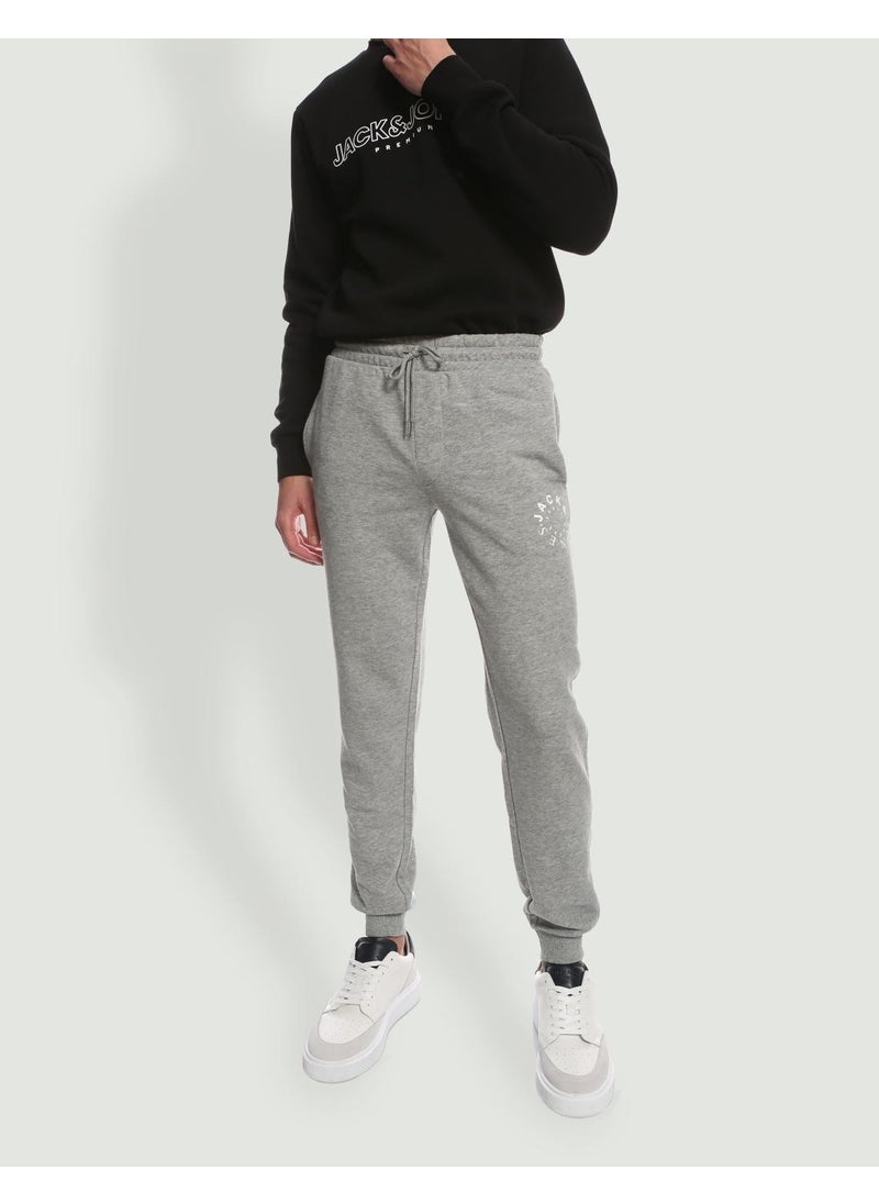 Logo Printed Rope Tied Sweat Trousers