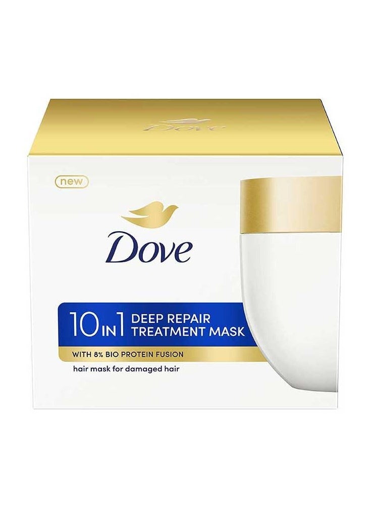 Dove 10 In 1 Deep Repair Treatment Hair Mask, 300 Millilitre | Floral, For All Hair Types