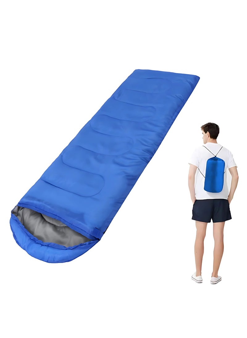 Hooded Envelope Sleeping Bag for Outdoor Camping