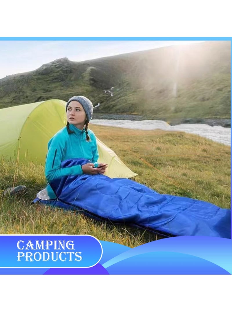 Hooded Envelope Sleeping Bag for Outdoor Camping