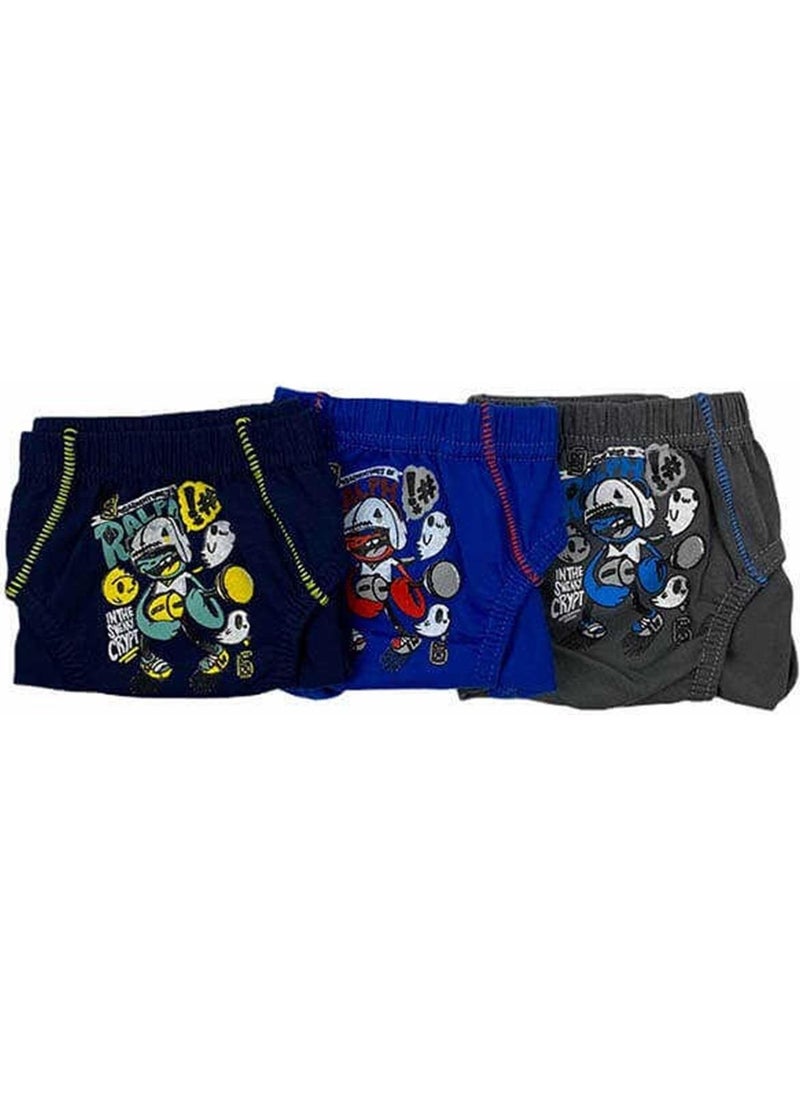 Tutku 0138 Boys Colorful Slip Briefs 6 pcs
