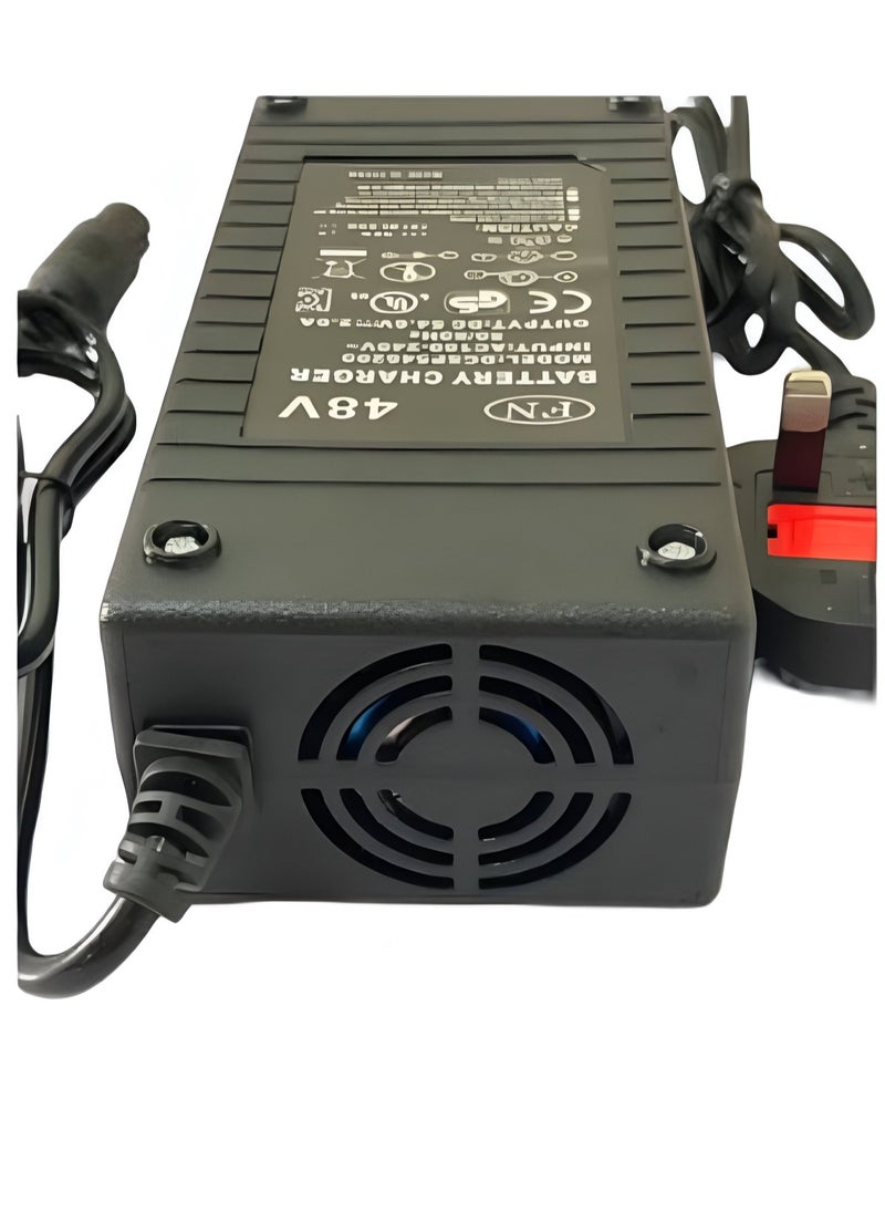 48V Charger For Electric Scooter Black