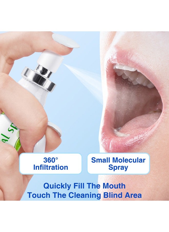 Multi Effeet Fresh Oral Spray，Bad Breath Treatment for Adults, Mint Flavor Mouth Freshener, Effective Mouth Spray, Breath Freshener Spray, Oral Care Spray, Mouth Healthy Care 20ml