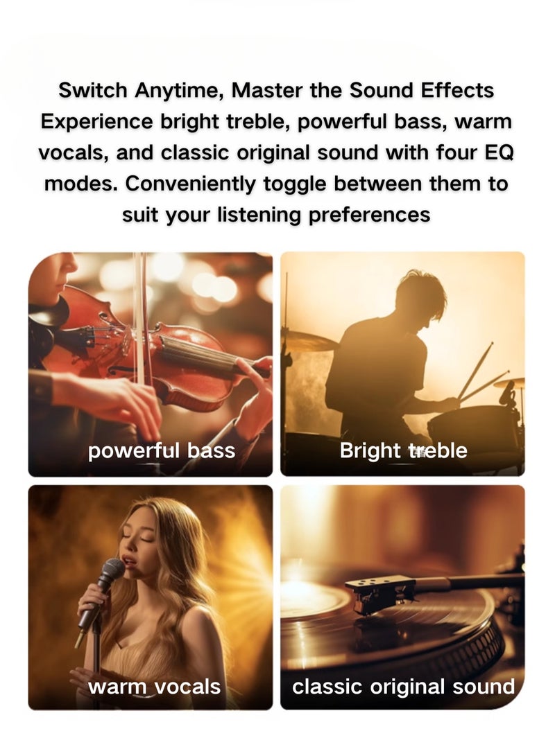 Earbuds X8 - 40 Hours Battery Life, Fast Charge, 10mm Drivers, AI Noise Reduction, IP54, Bluetooth 5.3 - Ultimate Wireless Earphones Experience Yellow