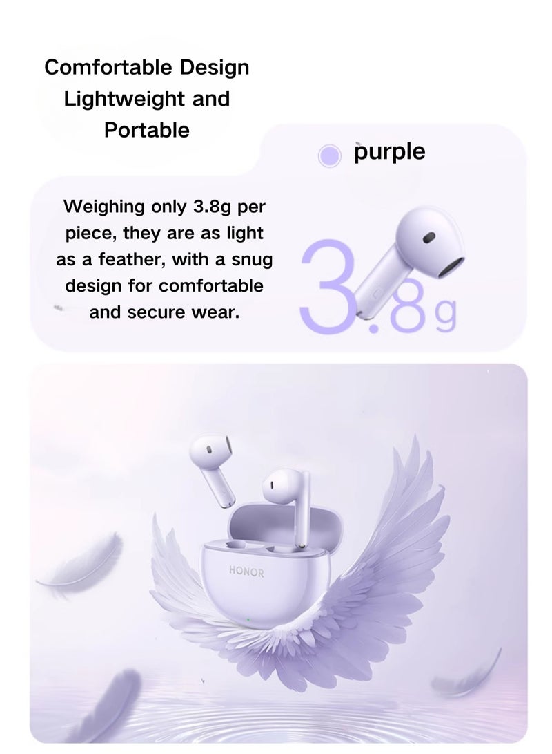 Earbuds X8 - 40 Hours Battery Life, Fast Charge, 10mm Drivers, AI Noise Reduction, IP54, Bluetooth 5.3 - Ultimate Wireless Earphones Experience Yellow