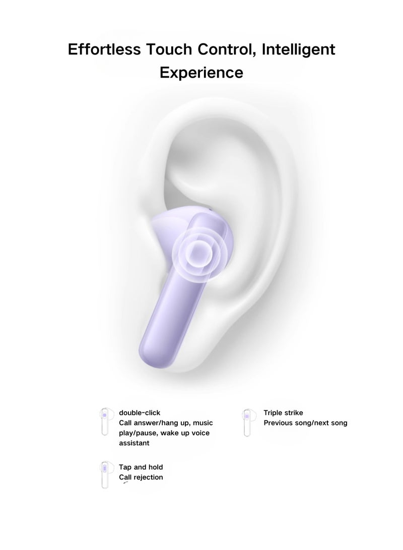 Earbuds X8 - 40 Hours Battery Life, Fast Charge, 10mm Drivers, AI Noise Reduction, IP54, Bluetooth 5.3 - Ultimate Wireless Earphones Experience Yellow