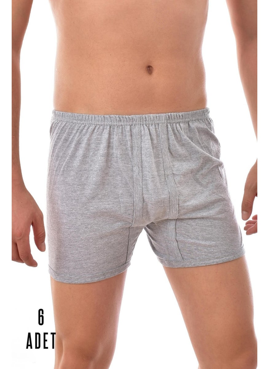 6 Pieces Men's Argentina Boxer Gray 0006
