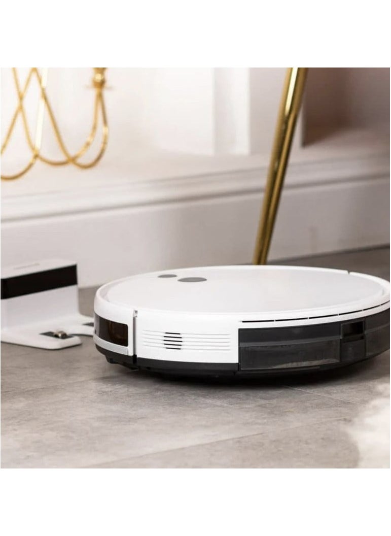 Robot Vacuum Cleaner with Advanced Navigation, Self-Charging, 120-Min Runtime, Remote Control, 3 Cleaning Modes, Quiet Robotic Vacuum for Hard Floors, Carpets & Pet Hair