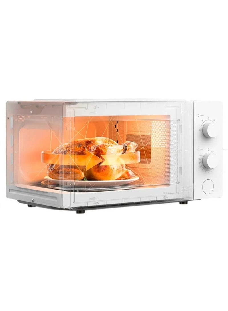 Microwave Oven Quick Heating, 360°Surround,5 Level Power,Fresh-lock Defrosting,35 Minute Setting 20 L 1100 W MWB010-2A White