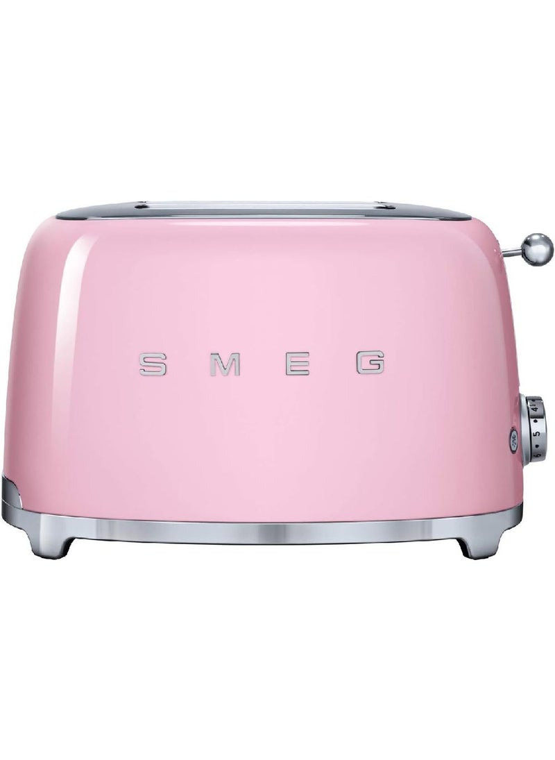 Smeg 2 Slice Toaster Pink 100 W Toaster Pink