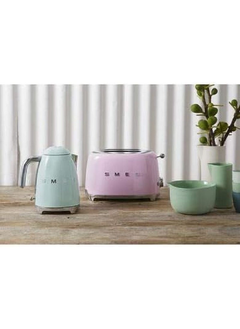 Smeg 2 Slice Toaster Pink 100 W Toaster Pink