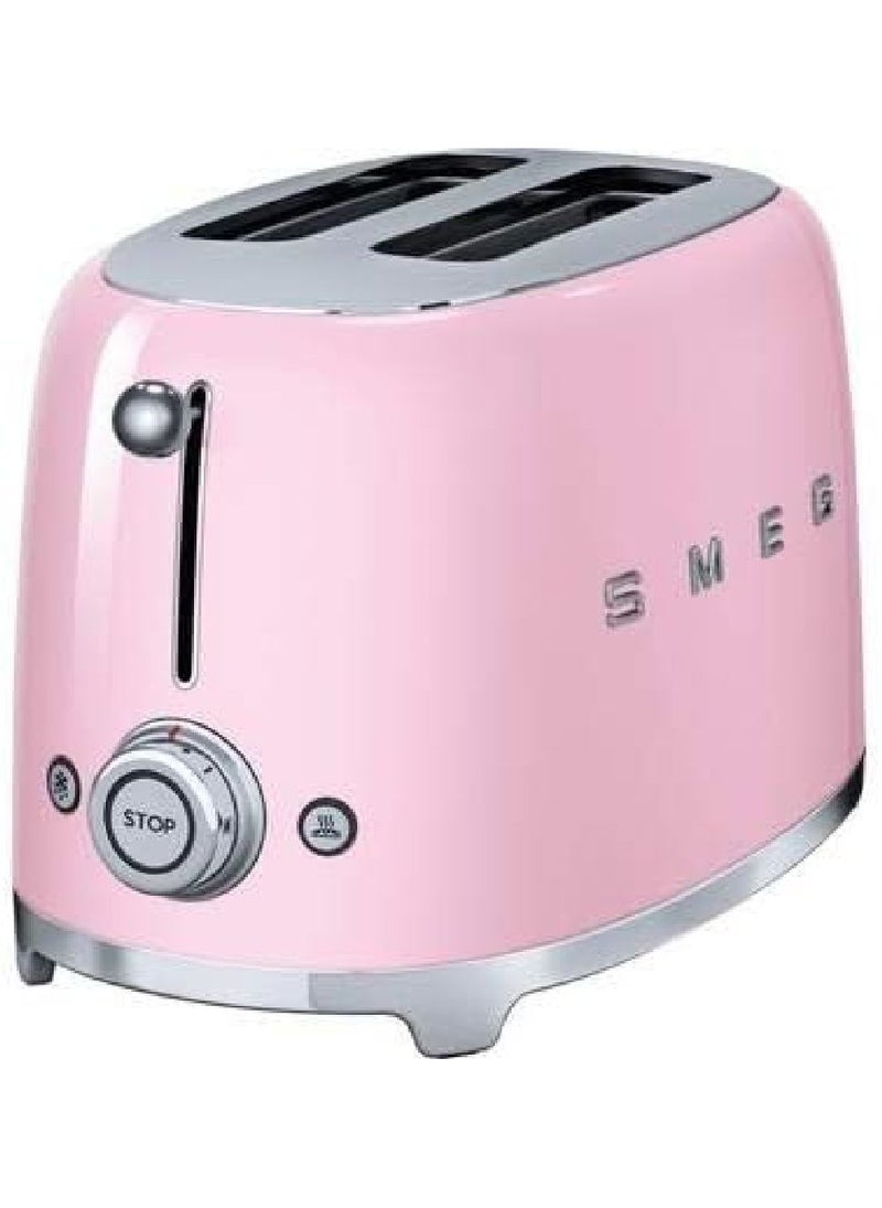 Smeg 2 Slice Toaster Pink 100 W Toaster Pink