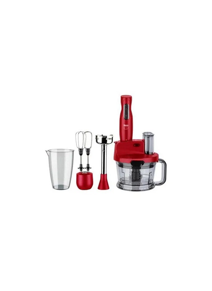 Fakir-Mr Chef Quadro Blender Set-Red – 4-in-1 Multi-Functional Kitchen Appliance