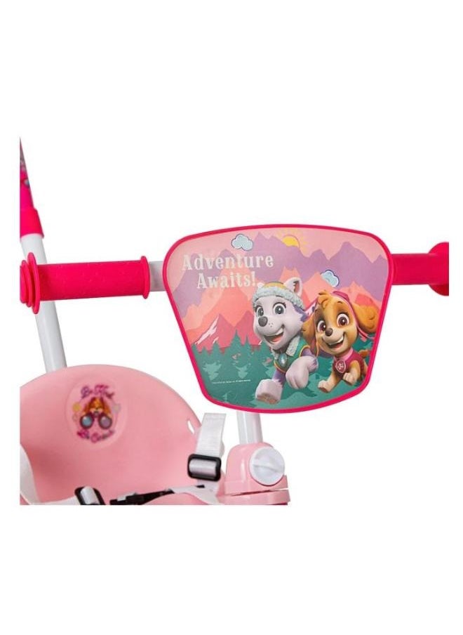 Spartan Paw Patrol Tricycle With Pushbar For Girls