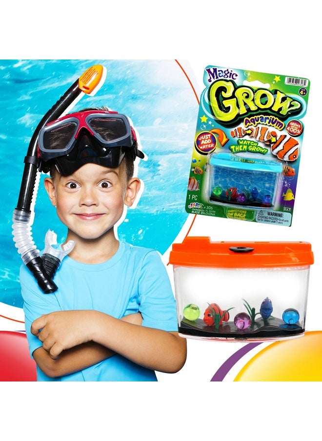 Magic Grow-Aquarium Growing-Fish Toy Set (1 Pack) Water Expanding Toys | Water Growing Animals Deep Sea Creatures Toys | Best Gift Idea Birthday Boy And Girl | Party Favor-Kid Toy. 306-1A