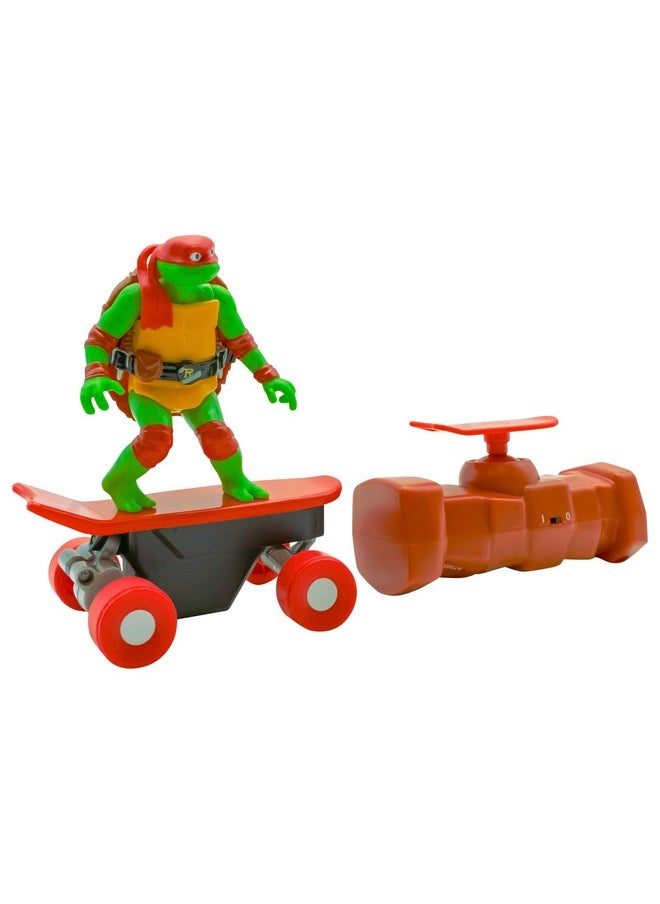 Teenage Mutant Ninja Turtles Raphael Half Pipe RC Vehicle Movie Edition Ages 5+ - Skate + Performs Tricks - 2.4GHz RC Controller