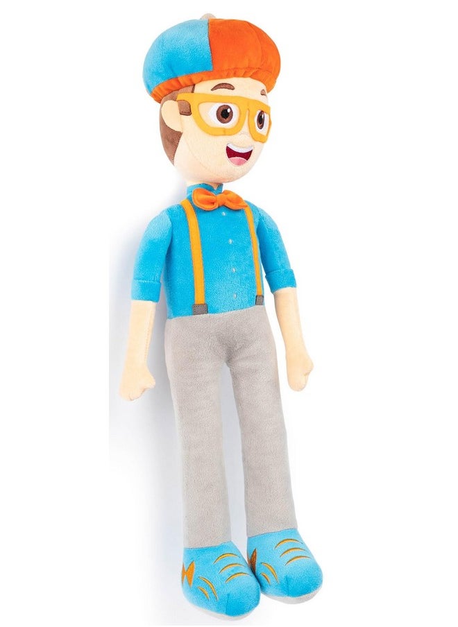 Blippi Plush Pillow Buddy - Super Soft Kids Character Pillow - Polyester Microfiber, 24 Inches