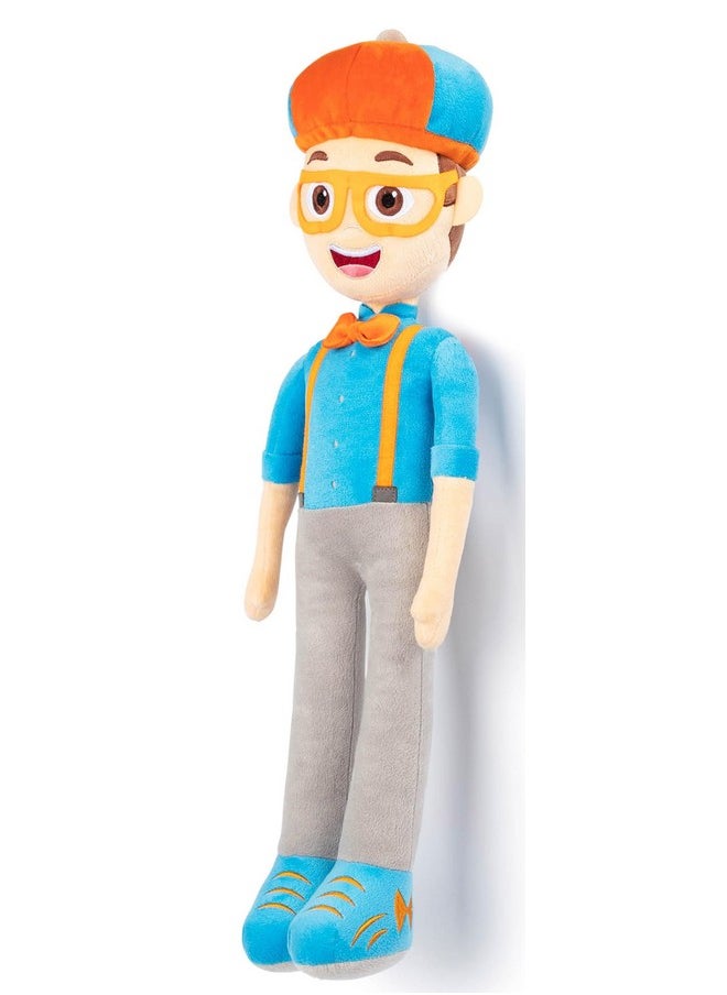 Blippi Plush Pillow Buddy - Super Soft Kids Character Pillow - Polyester Microfiber, 24 Inches