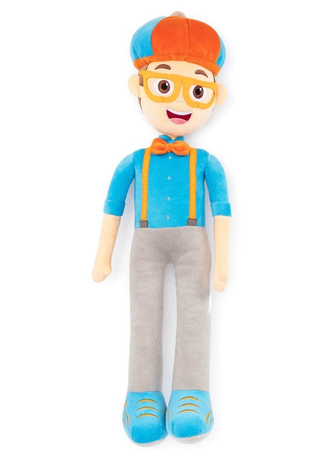 Blippi Plush Pillow Buddy - Super Soft Kids Character Pillow - Polyester Microfiber, 24 Inches