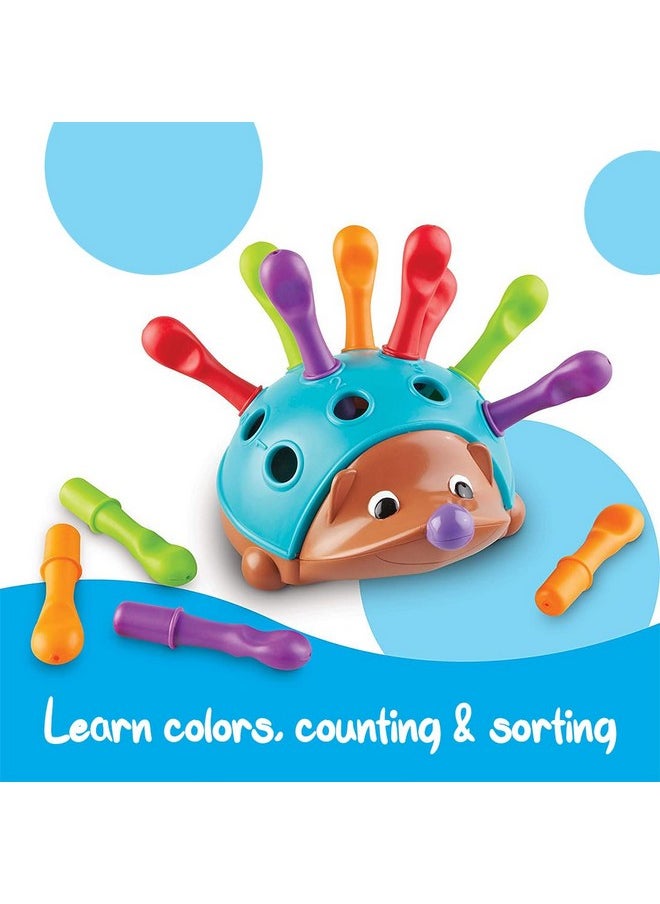 Early Brain Development Activity Toys For 1+ Year Old Montessori Learning Educational Baby Toys For Counting Color Sorting & Matching Skills Spike Fine Motor Hedgehog Toddlers Gift Toy,Brown