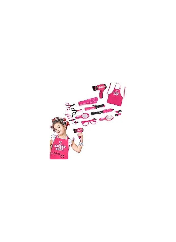 Hair Saloon Toys for Girls 17 Pcs