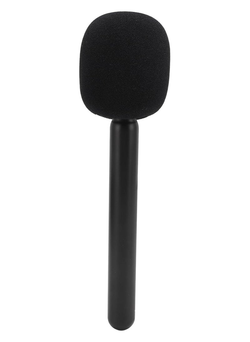 Interview Microphone Handle, Mic Handheld Adaptor With Windshield Foams, for Mic 1/2, Wireless II, Hollyland Lark M1/C1/150, Synco G1 Wireless Microphone System