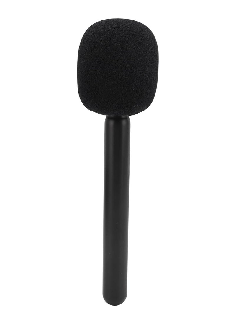 Interview Microphone Handle, Mic Handheld Adaptor With Windshield Foams, for Mic 1/2, Wireless II, Hollyland Lark M1/C1/150, Synco G1 Wireless Microphone System