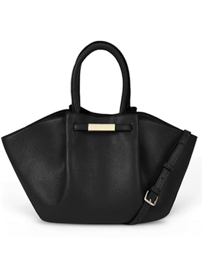 DeMellier Tote Bag Faux Leather Work Bag for Women Soft Grained Leather Top Handle Bag Trendy Luxury Hobo Handbag Purse