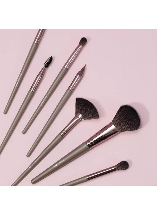 Makeup Brush Set, Premium Soft Eye Shadow Powder Eyebrow Brush Concealer Brush, Golden 12Pcs