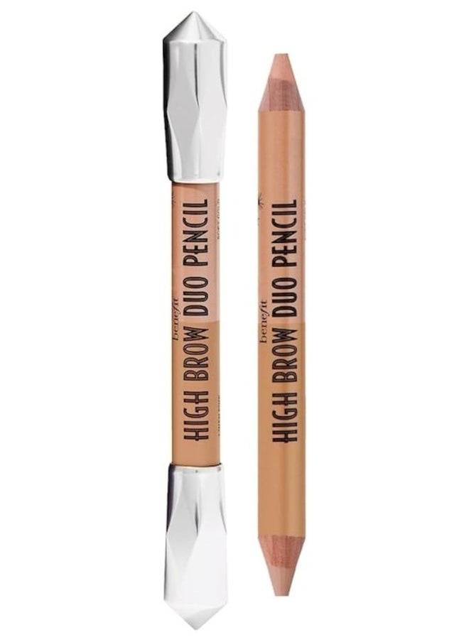 Benefit High Brow Dual Ended Highlighting Eyebrow Pencil Medium - Almond Cream (Matte End) Honey Glow 1.2 g