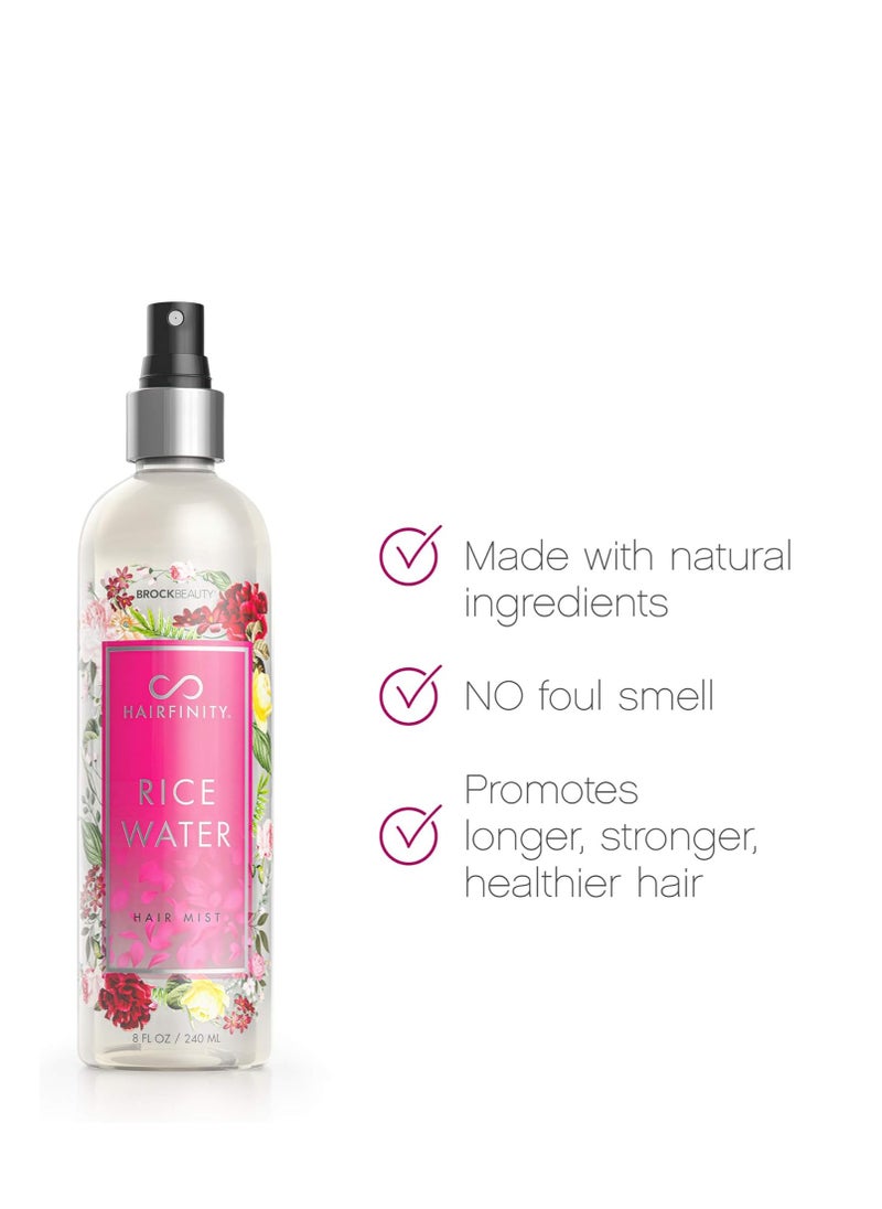 Rice Water hair mist for keratin and Color Treated Hair 8oz